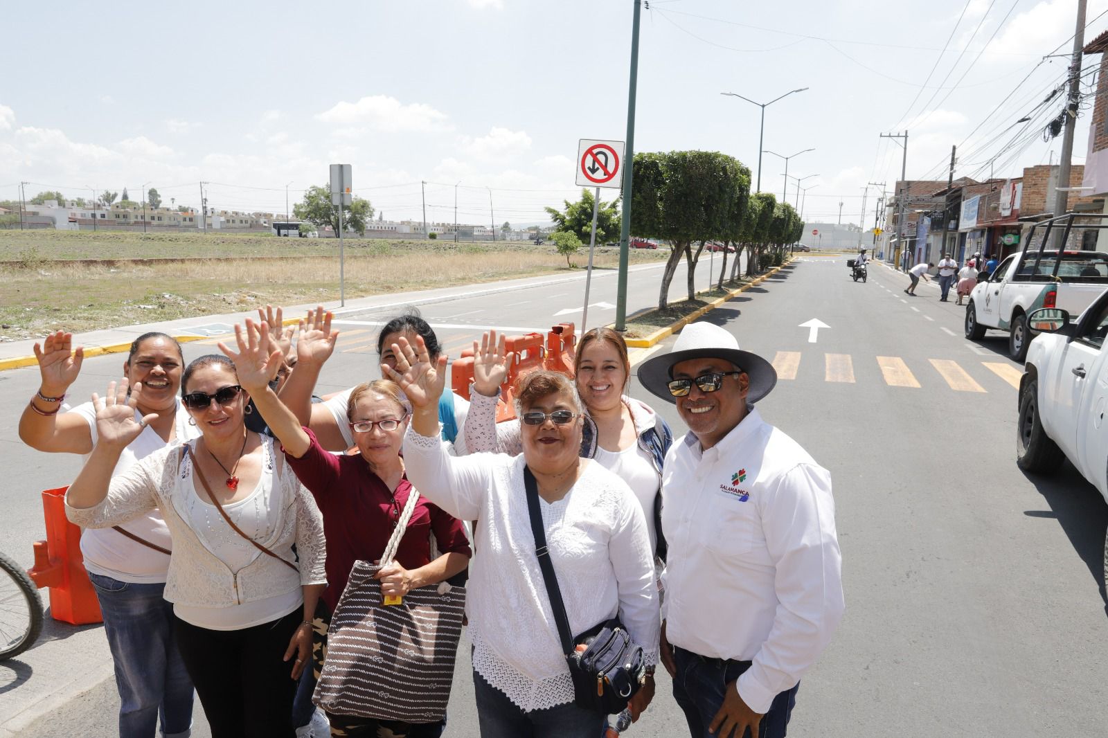 César Prieto y salmantinos inauguran obras concluidas