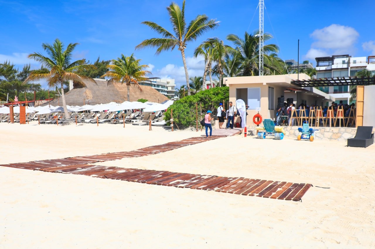 Inauguran nueva playa inclusiva “Pelícanos” – H. Ayuntamiento de Solidaridad