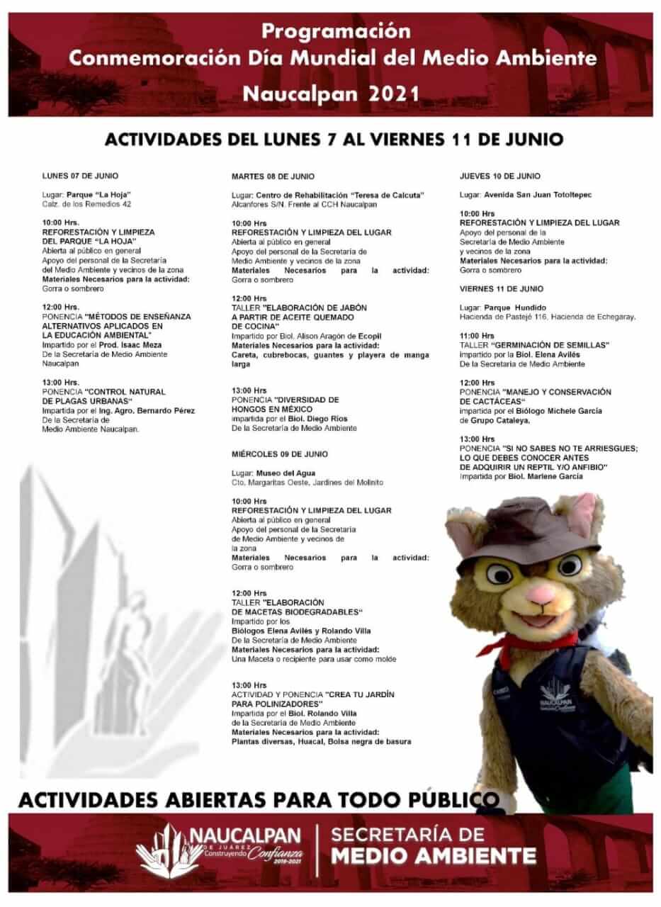 Realiza Naucalpan semana dedicada al medio ambiente
