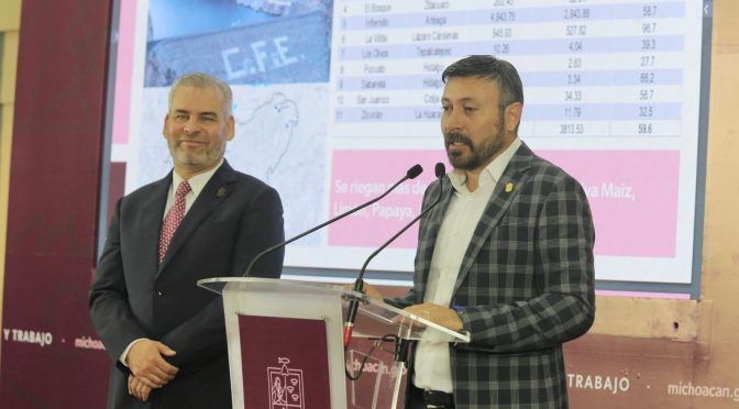 Se recuperan presas; registran 57% de almacenamiento promedio: CEAC