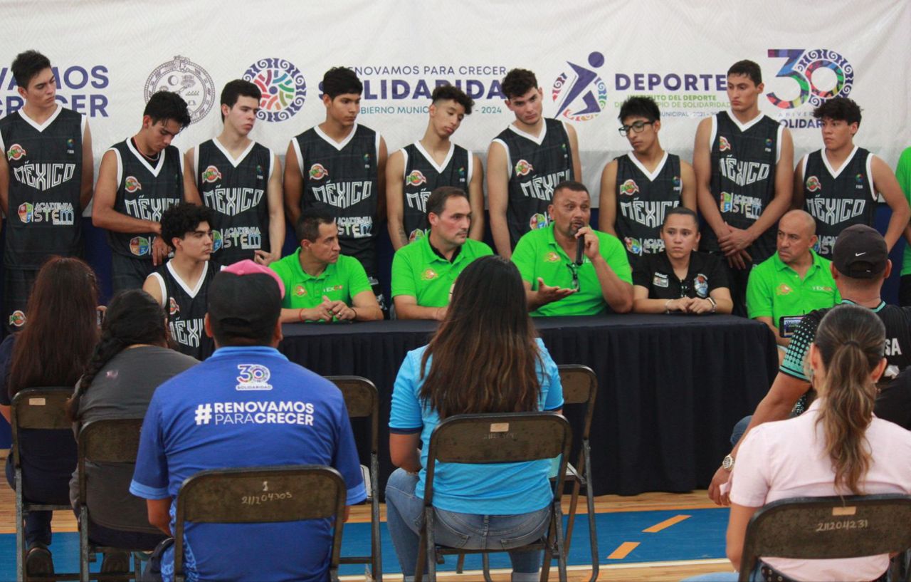 Selección Mexicana de Básquetbol Sub-17 realiza campamento en Playa del Carmen – H. Ayuntamiento de Solidaridad