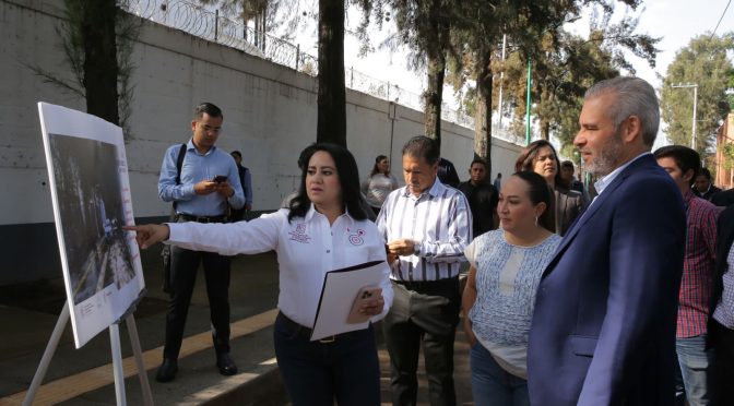 Supervisa Bedolla avance de obras en inmediaciones del CREE