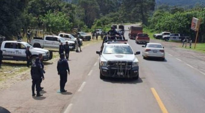 Guardia Civil, Sedena y GN refuerzan tareas en Tierra Caliente y Uruapan para garantizar la seguridad y el libre tránsito