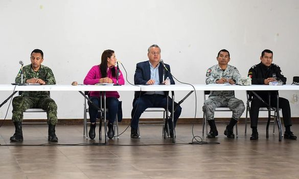 ALCALDE MDO SOSTIENE REUNIÓN DE SEGURIDAD CON EL GREMIO TRANSPORTISTA. – H. Ayuntamiento de San Cristóbal de Las Casas