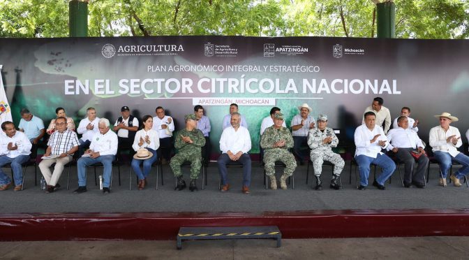 Arranca en Michoacán, Plan Agronómico Integral y Estratégico en el Sector Citrícola Nacional