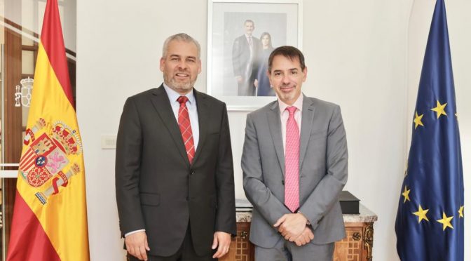 Bedolla y Embajada de España, estrechan lazos para el desarrollo y turismo de Michoacán