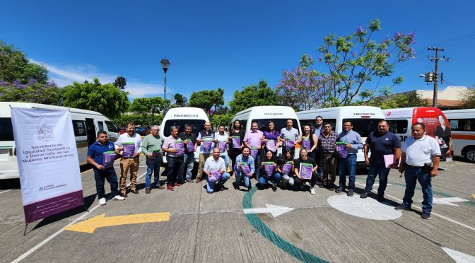 Con Gobierno de Bedolla, transporte público es más seguro para mujeres
