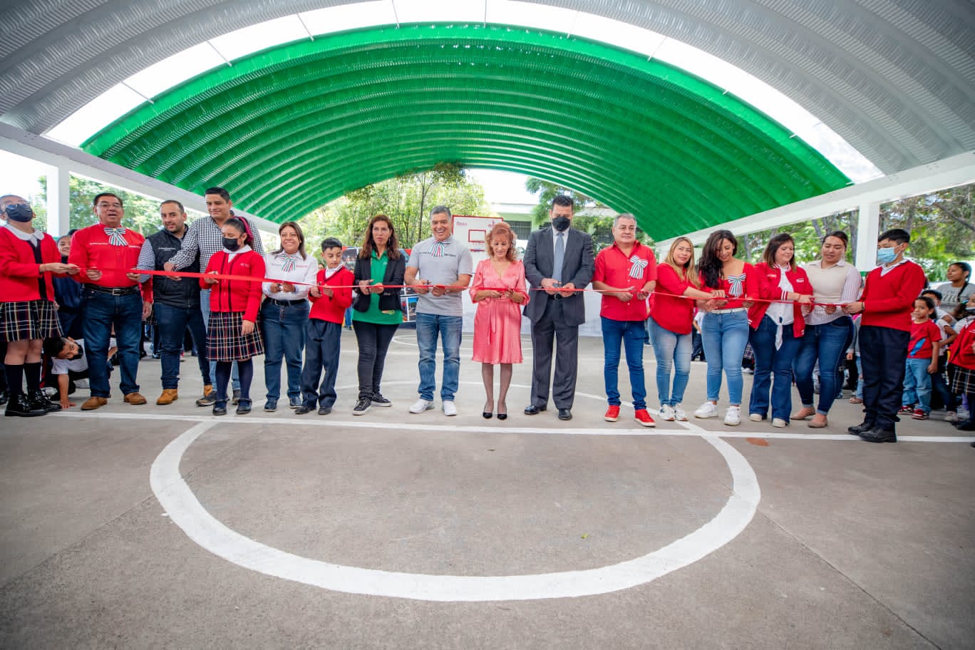 INAUGURA GOBIERNO DE COACALCO ARCOTECHO EN EL CBTIS 133