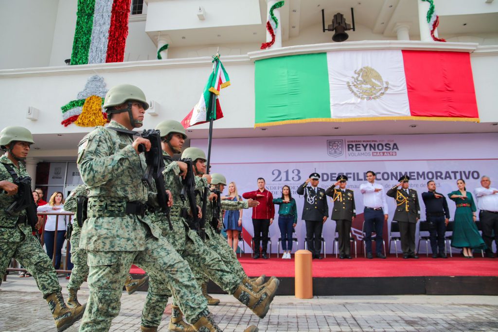 Luce Desfile Cívico Militar Conmemorativo del 213 Aniversario de la lucha independentista – Administración Municipal Reynosa 2021-2024