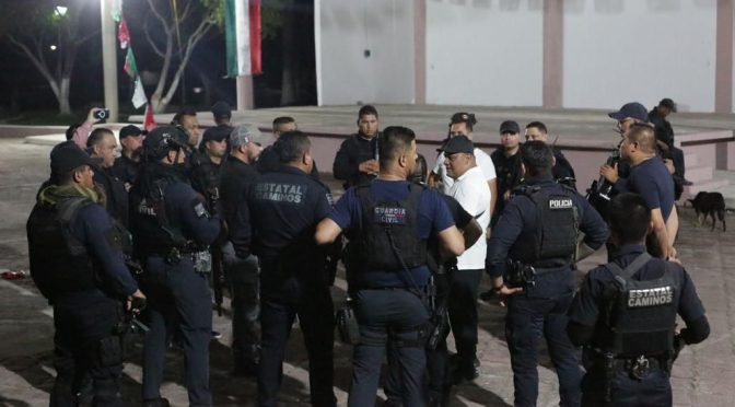 Permanentes las acciones de fuerzas federales y estatales en Felipe Carrillo Puerto, Buenavista