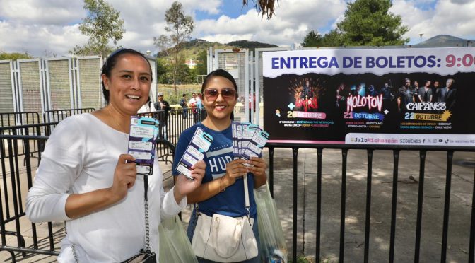 Seguridad garantizada en conciertos del Morelos: SSP