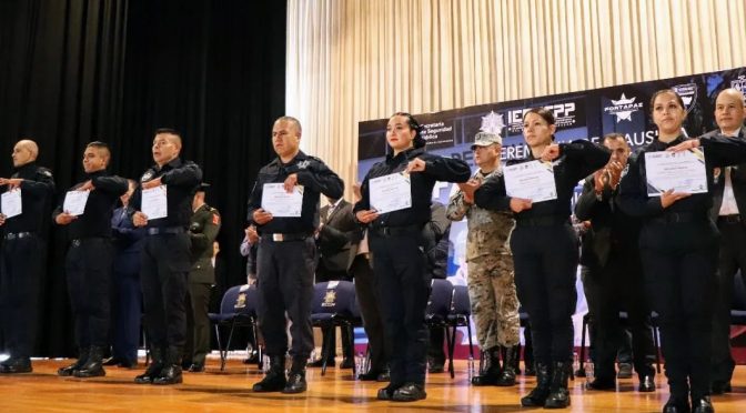 Con más de 2 mil policías profesionalizados clausura IEESSPP ciclo 2023