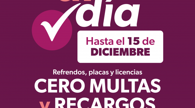 ¡Apúrate! Próximo viernes terminan condonaciones vehiculares