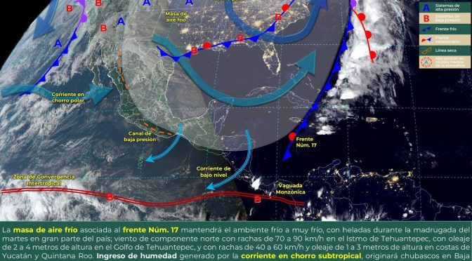 Se prevén heladas y lluvias para este martes en Michoacán: PC
