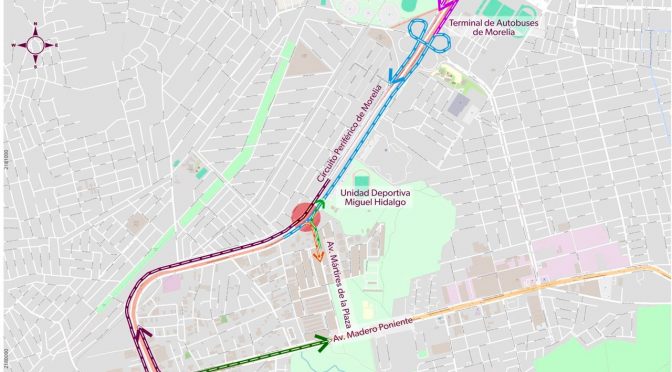 Conoce la alternativa vial en el libramiento de Morelia por trabajos de reingeniería