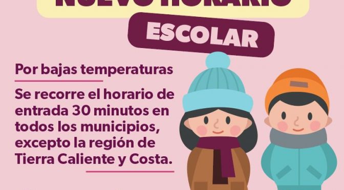 Escuelas de Michoacán regresarán a clases con horario de invierno: SEE