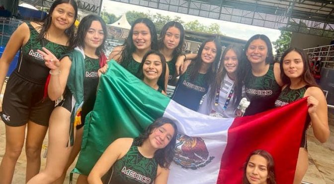 Ella es Melody Ramos, la joven michoacana que se la rifa en el polo acuático